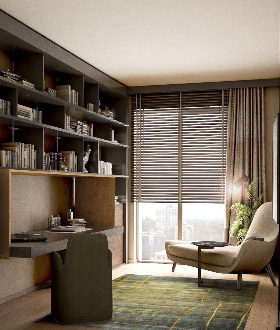 Çalışma Odası Lego İç Mimarlık & İnşaat Dekorasyon Modern Çalışma Odası Masif Ahşap Rengarenk ankara tadilat,ankara iç mimarlık,iç mimarlık