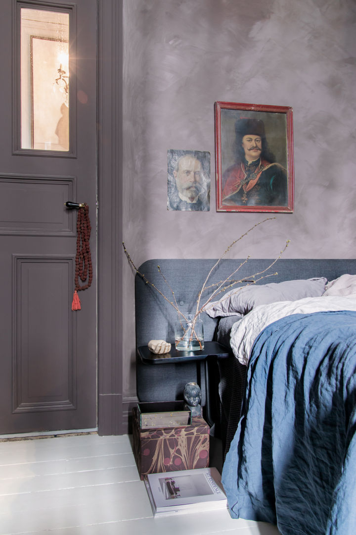 Fresco lime paint , Pure & Original Pure & Original Eclectic style bedroom