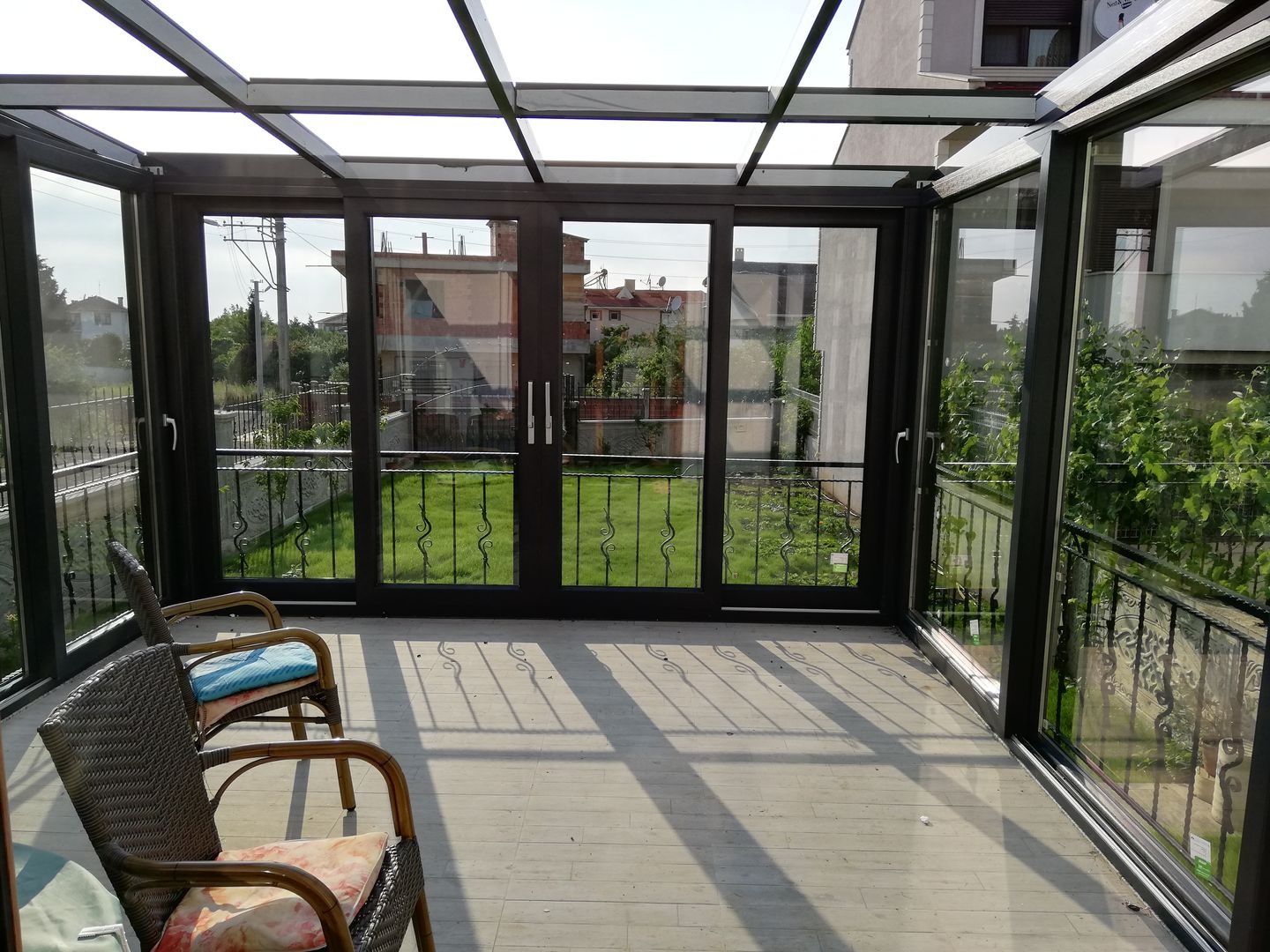 Darıca Kış Bahçesi Projesi, Yapısan Cephe Sistemleri Yapısan Cephe Sistemleri Modern conservatory Aluminium/Zinc