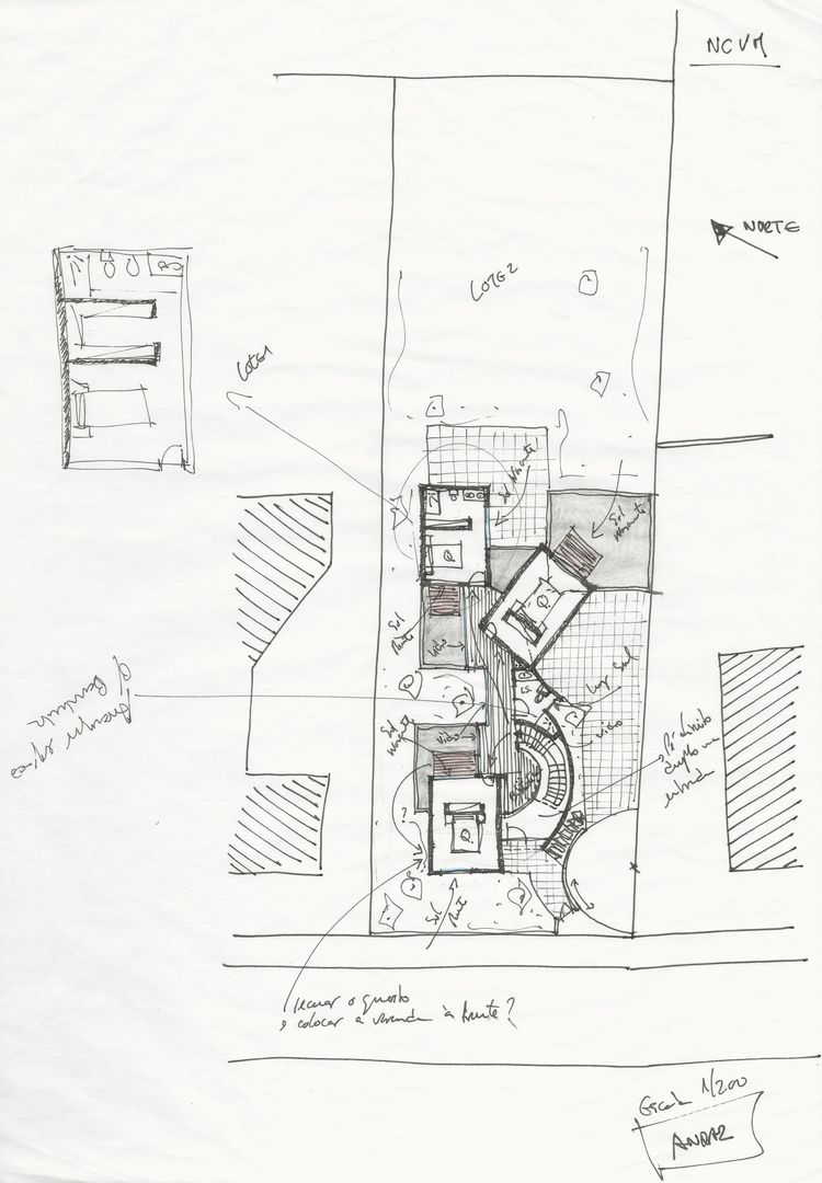 Planta - andar Arqvoid - Arquitetura e Serviços, Lda.