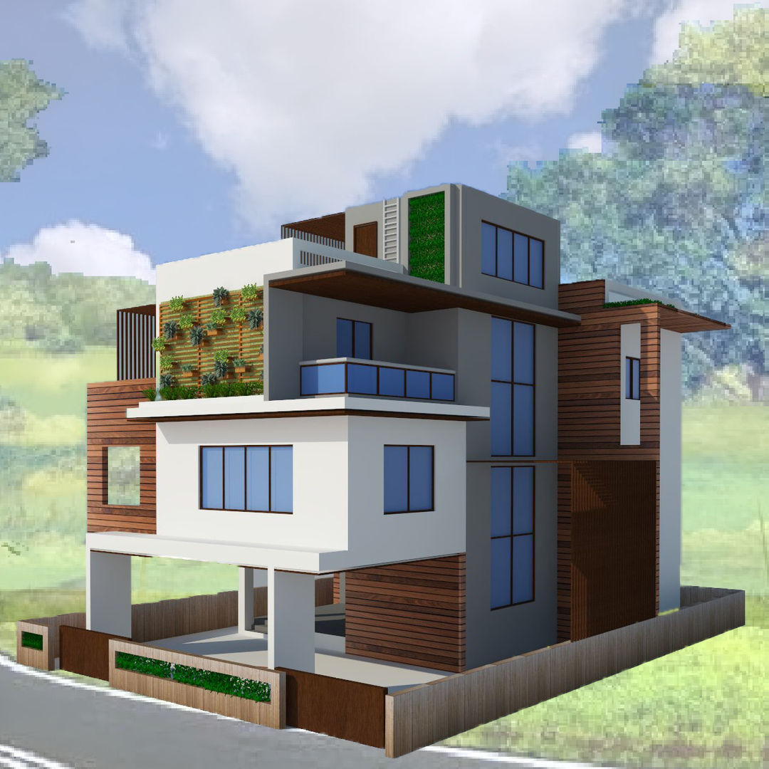 North East View Innovature Research and Design Studio (IRDS) Villas