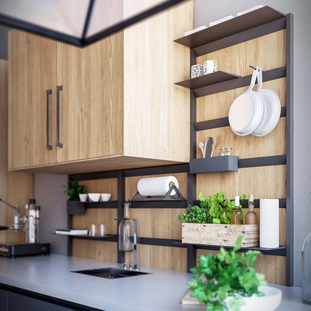 Sottopensili di Design per Organizzare Meglio la Cucina