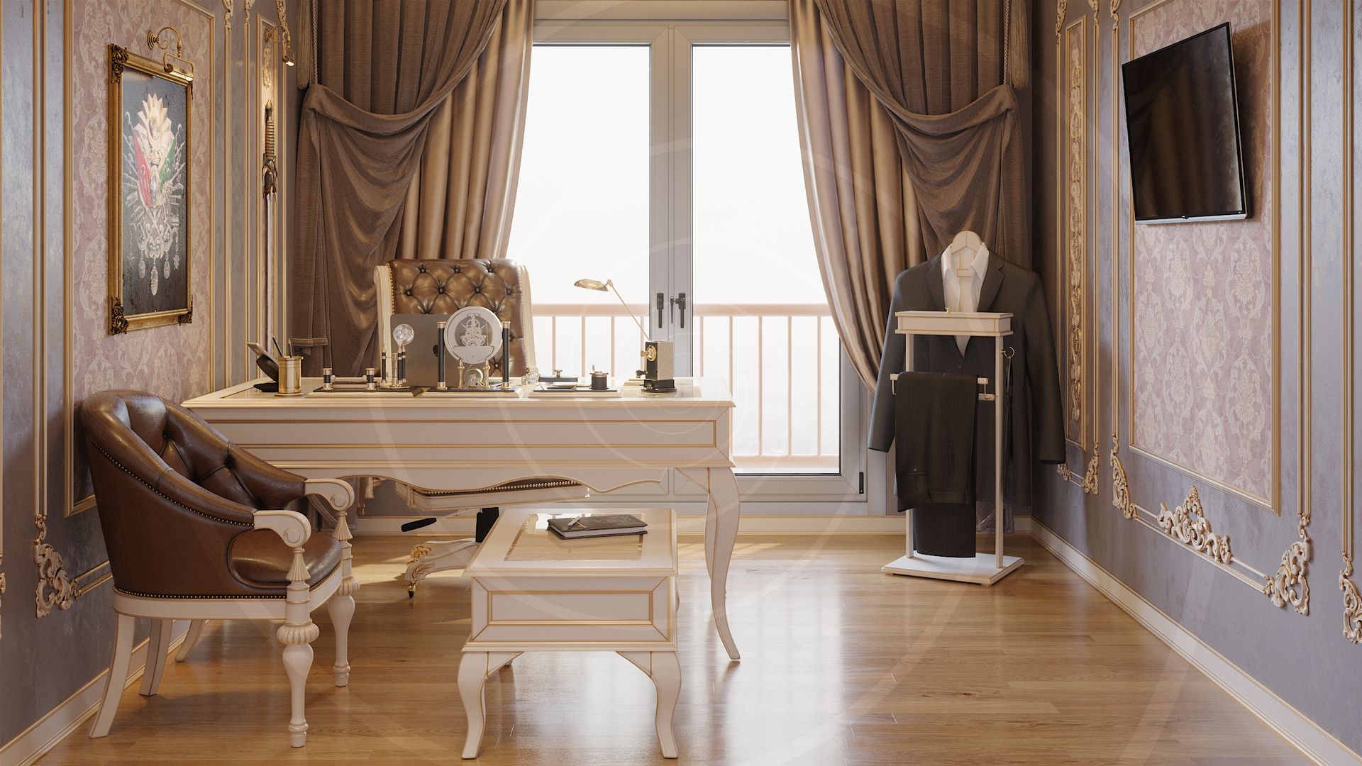 Çalışma Odası Lego İç Mimarlık & İnşaat Dekorasyon Modern Çalışma Odası Masif Ahşap Rengarenk ofis masası,masif masa,masif çalışma masası