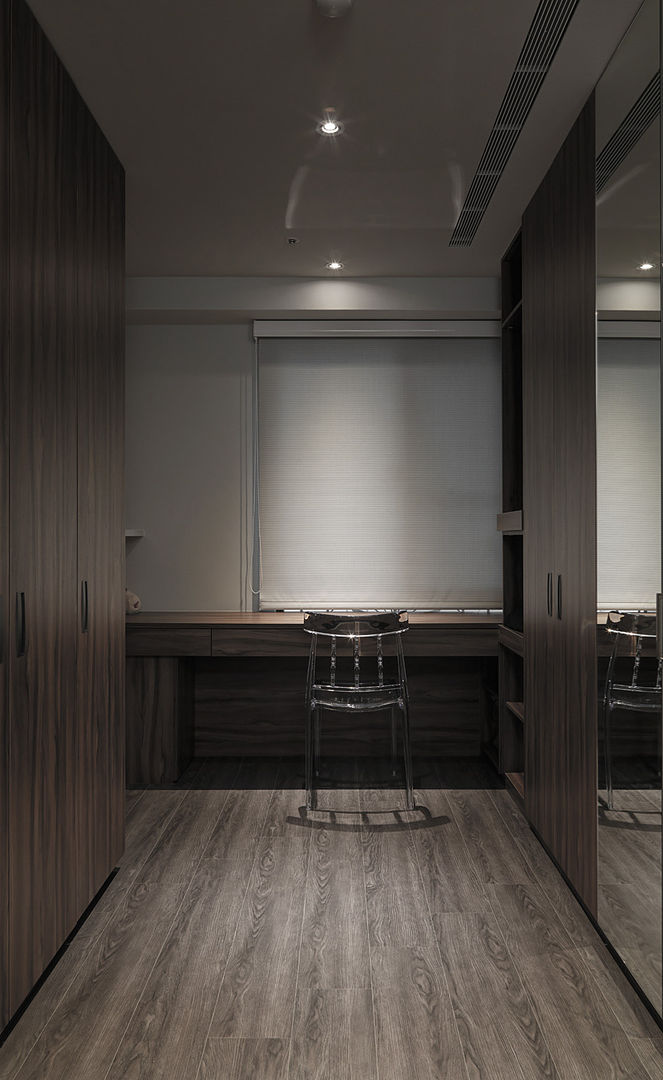 昇陽之道_灰石, 形構設計 Morpho-Design 形構設計 Morpho-Design Modern dressing room