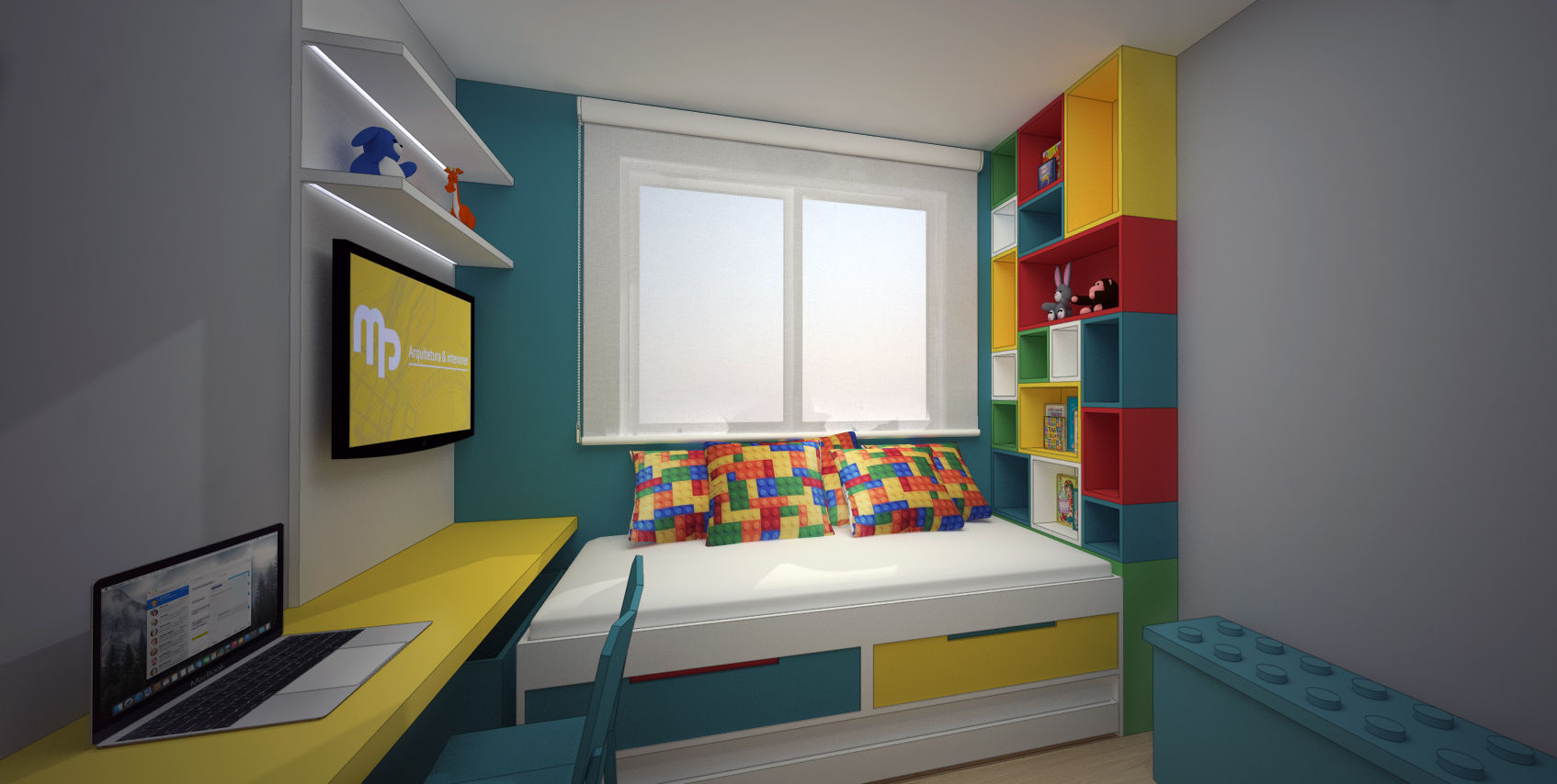 Dormitório infantil, Mari Milani Arquitetura & Interiores Mari Milani Arquitetura & Interiores Boys Bedroom