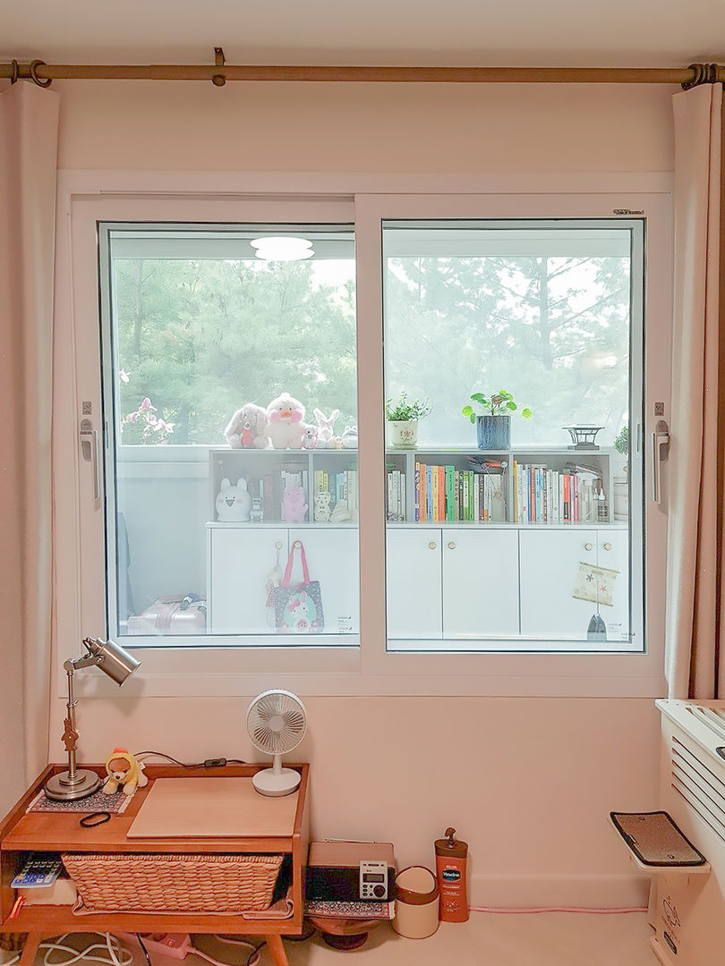 군포시 산본동 한라주공 아파트 인테리어, 그리다집 그리다집 Modern Windows and Doors