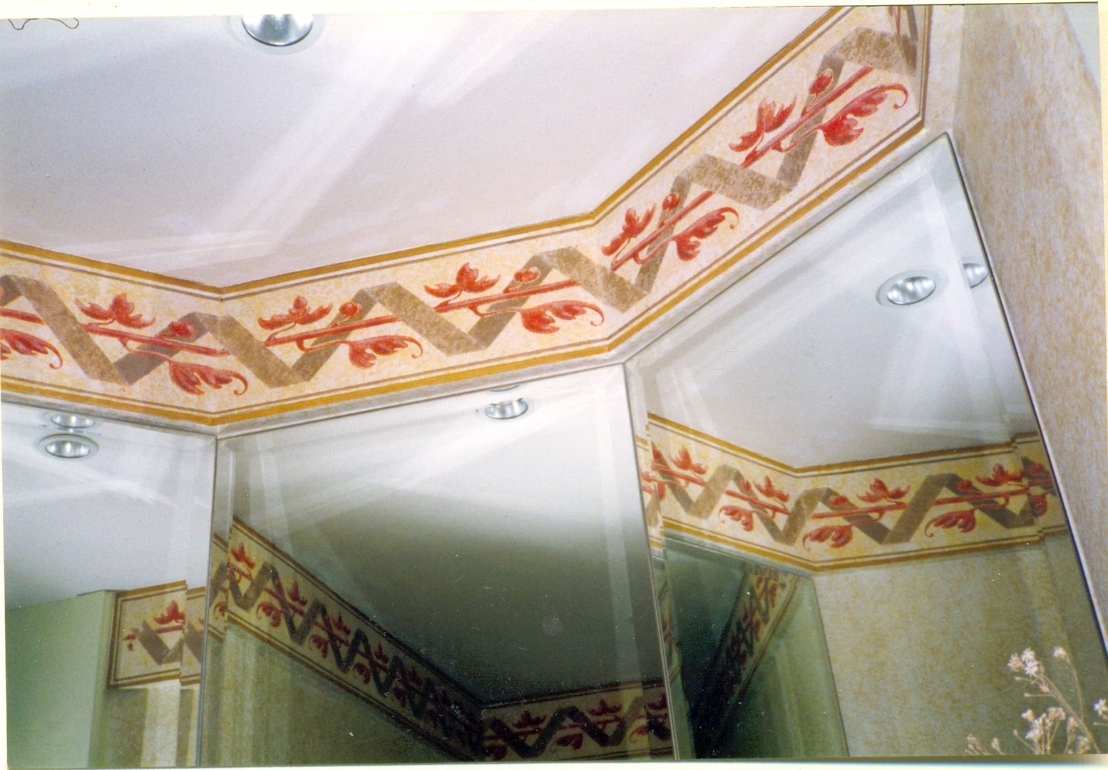 Greek Decoration ARTE DELL'ABITARE Classic style bathroom stencil,Decoration
