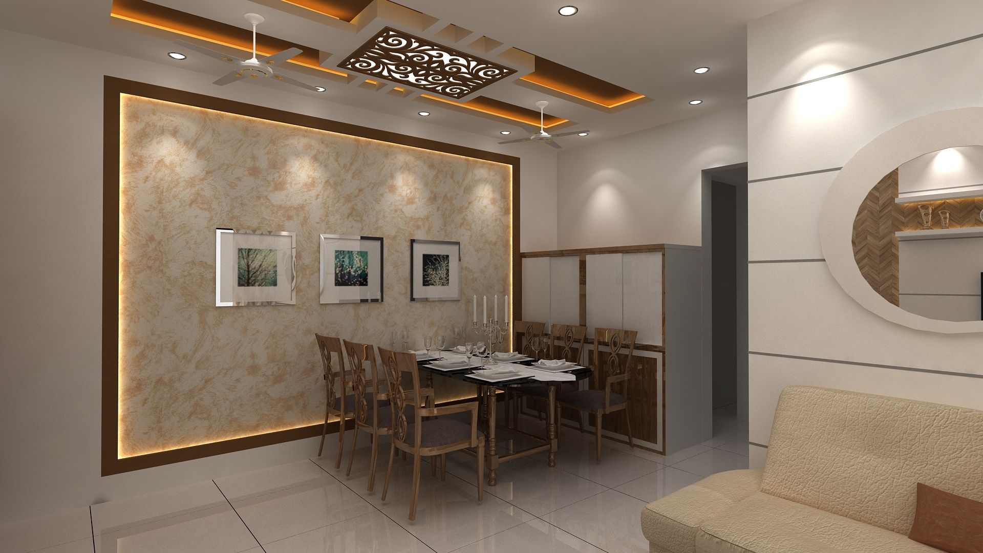 THE DINING AREA VIEW Clickhomz 餐廳