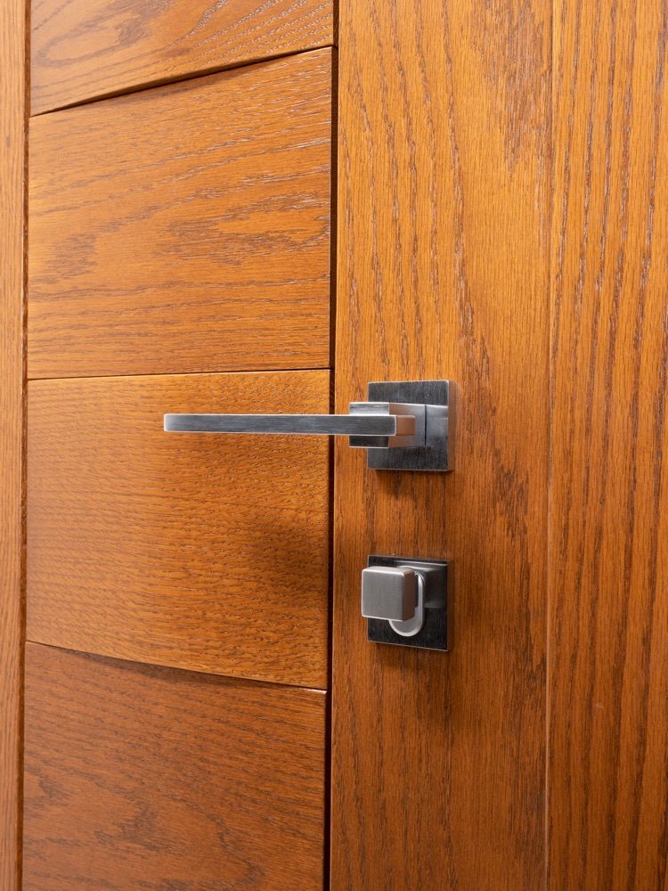 Lato interno Ercole Srl Porte d’ingresso Legno Effetto legno legno,porta blindata