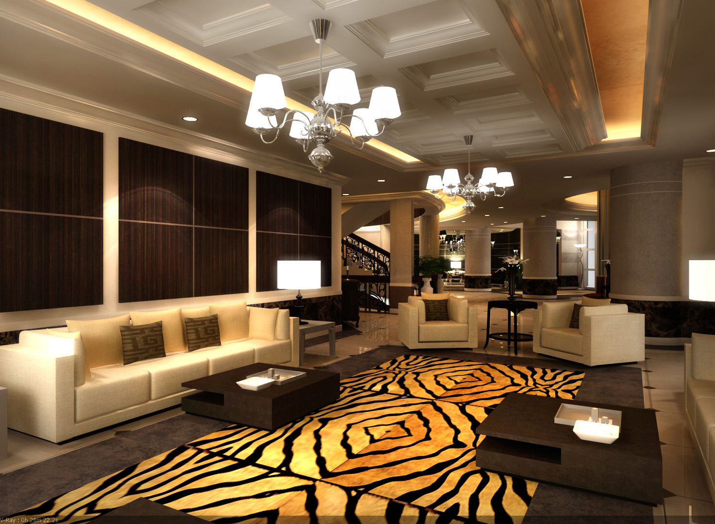 New Cairo Palace Project, smarthome smarthome Modern living room