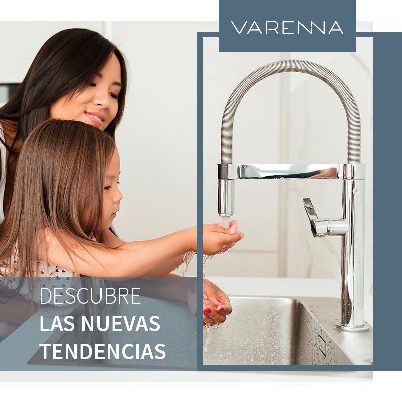 Dale Vida a Tu Hogar con Lujo y Diseño, VARENNA VARENNA Nhà bếp phong cách hiện đại Sinks & taps