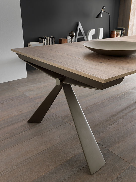 Consolle design che diventa tavolo da 12 persone! , Mobili a Colori Mobili a Colori Modern dining room Engineered Wood Transparent