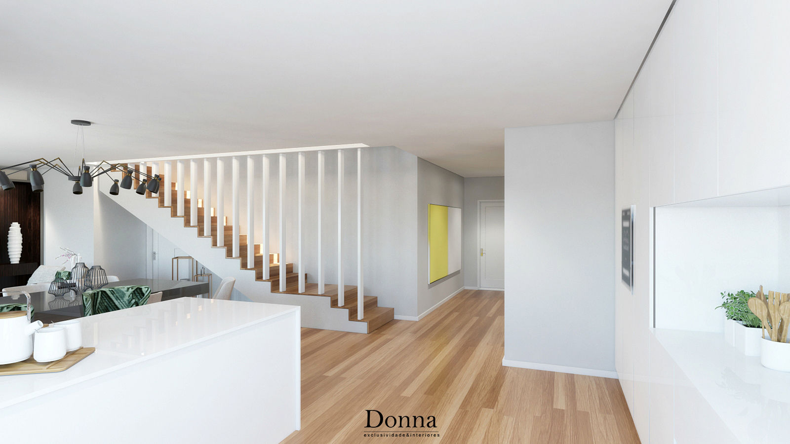 Apartamento Duplex no Porto, Donna - Exclusividade e Design Donna - Exclusividade e Design Stairs Stairs