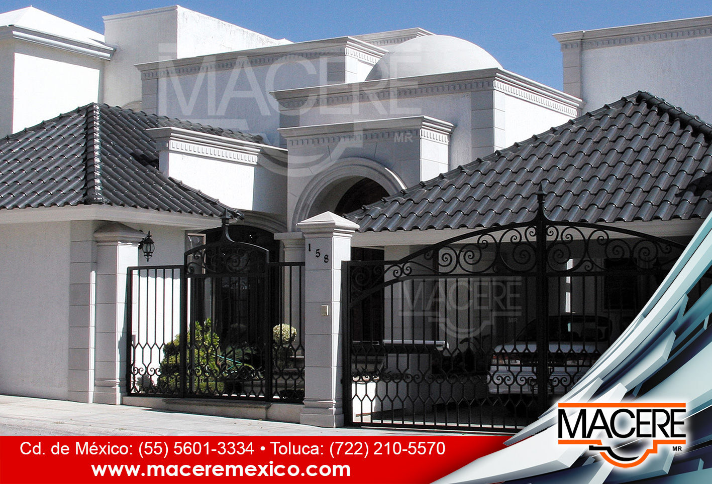 Teja de Barro Modelo Renacimiento, MACERE México MACERE México Hipped roof Ceramic