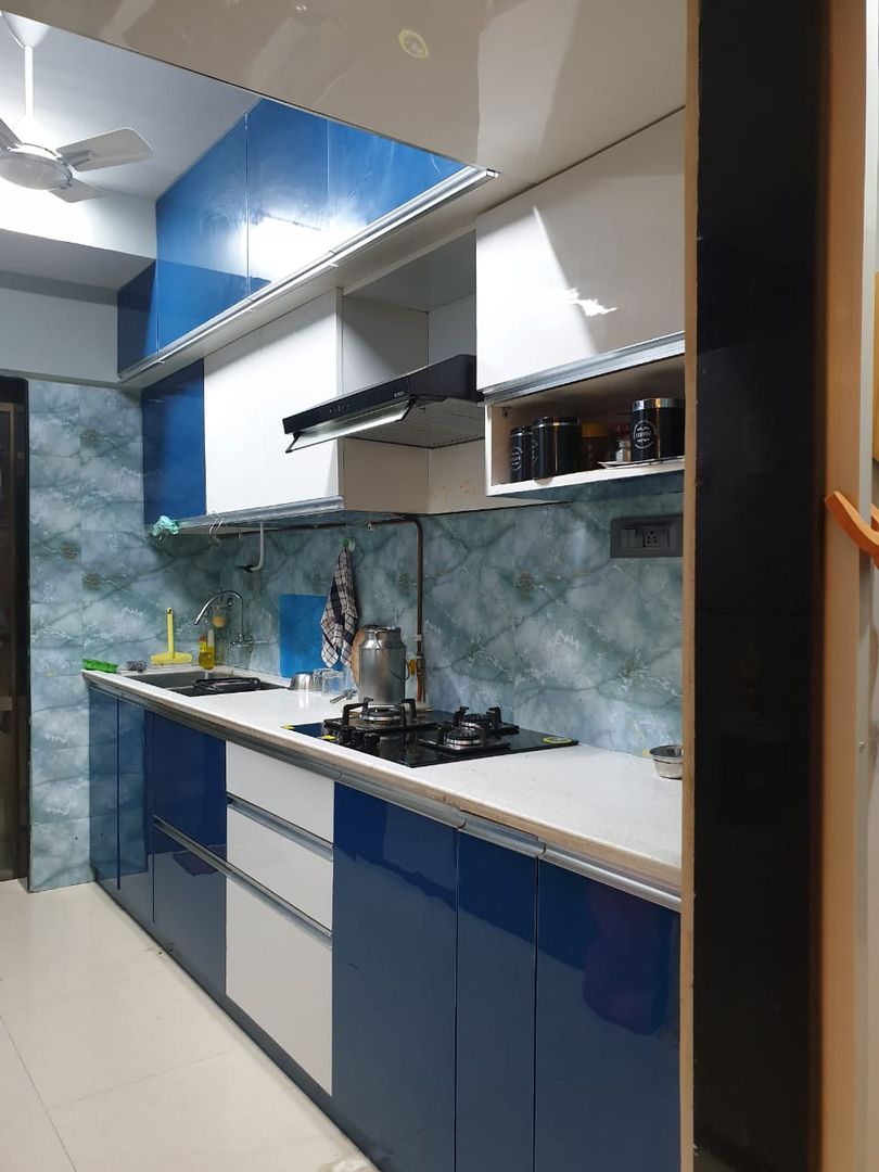 kandivali east 3bhk, Clickhomz Clickhomz Modern Kitchen