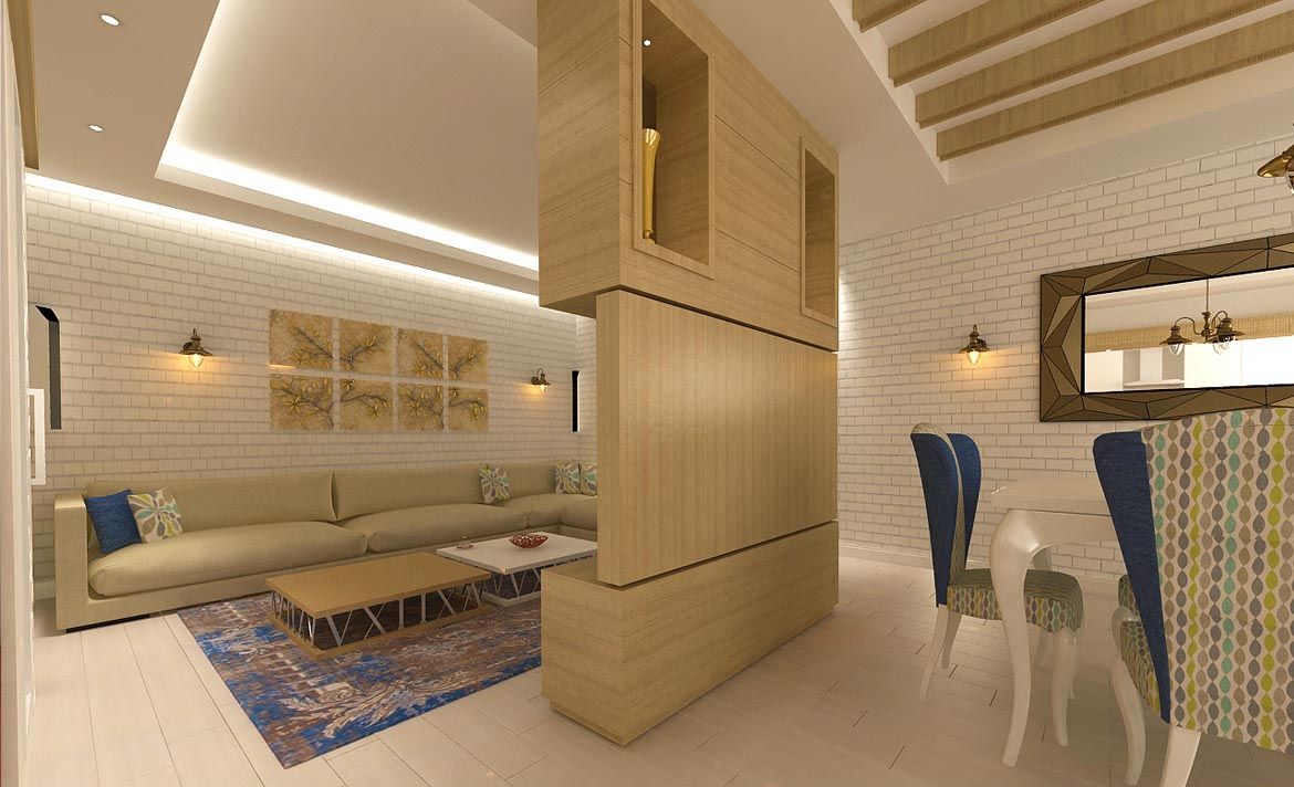 Antalya'da Bir Konut Yenileme Projesi, Kalya İç Mimarlık \ Kalya Interıor Desıgn Kalya İç Mimarlık \ Kalya Interıor Desıgn Rustic style living room Wood Wood effect