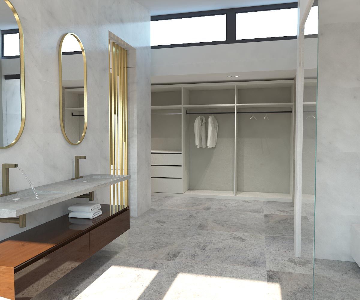 Güney Afrika'da Bir Villa Projesi, Kalya İç Mimarlık \ Kalya Interıor Desıgn Kalya İç Mimarlık \ Kalya Interıor Desıgn Modern bathroom Marble