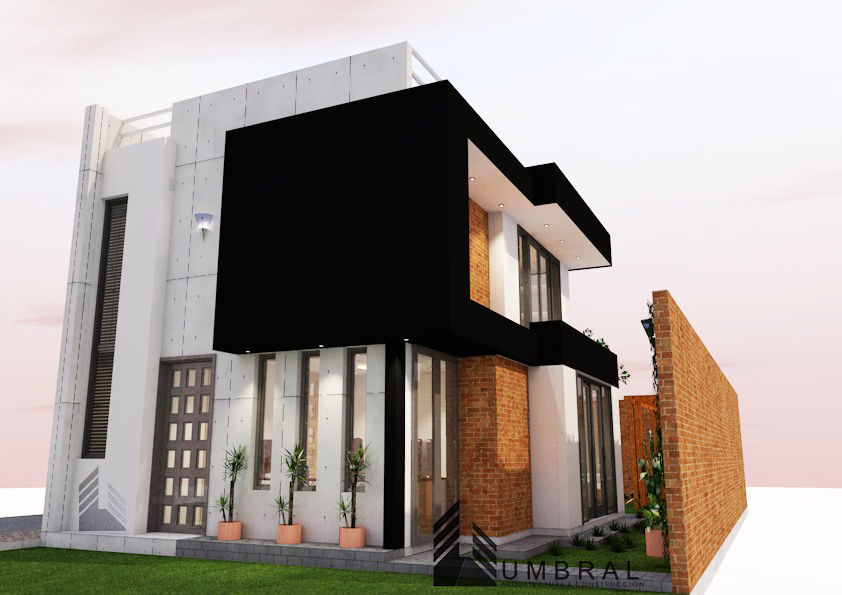 VIVIENDA MINIMA , Umbral arquitectura y construccion Umbral arquitectura y construccion ミニマルな 家