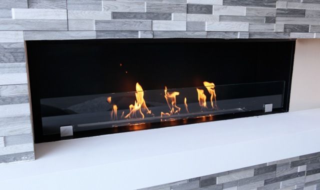 Прямоугольный встраиваемый очаг, Биокамины SappFire Биокамины SappFire Living room Fireplaces & accessories