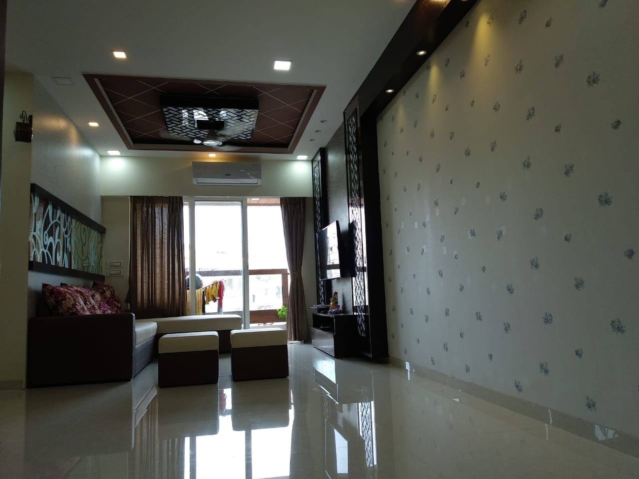 Seema Kandivali east 2bhk, Clickhomz Clickhomz 클래식스타일 거실