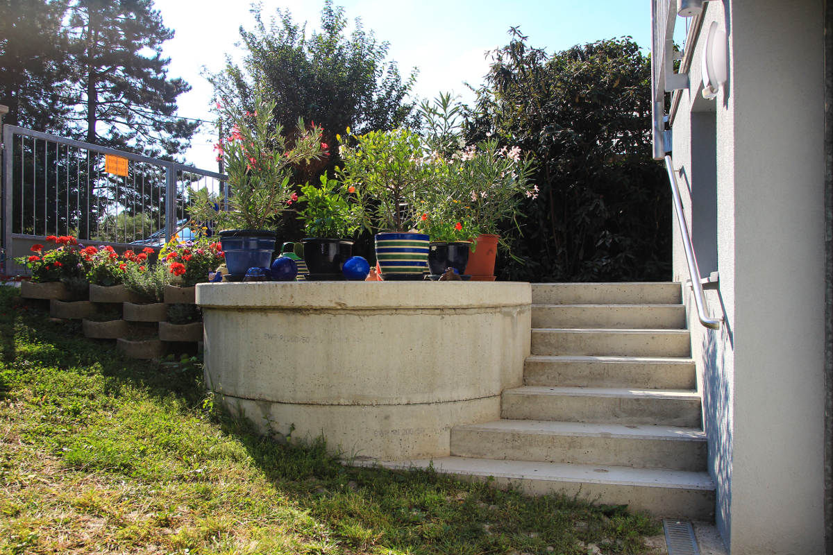 Zubauten Haus Wallner, archipur Architekten aus Wien archipur Architekten aus Wien Stairs Concrete