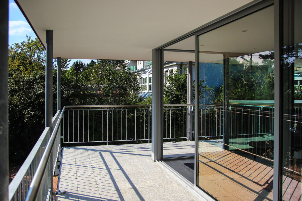 Zubauten Haus Wallner, archipur Architekten aus Wien archipur Architekten aus Wien Moderne serres Glas