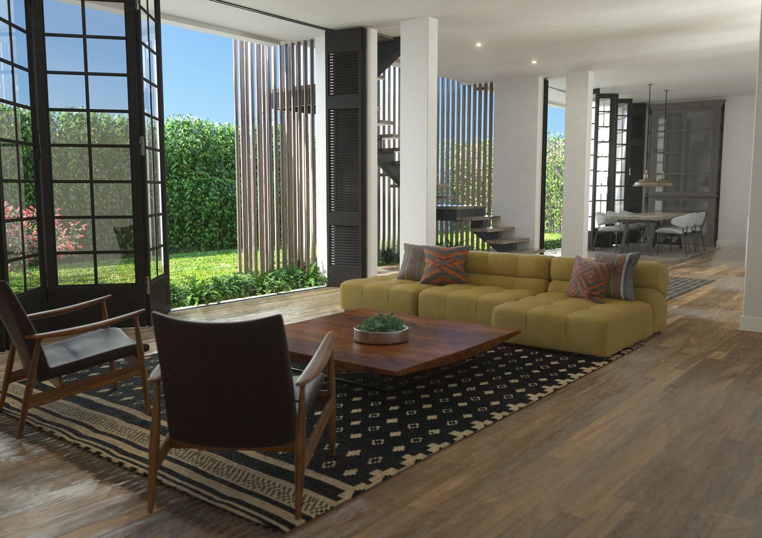 3D Visualisatie Appartementen Dominicaanse Republiek, 3D Treatment 3D Treatment Living room