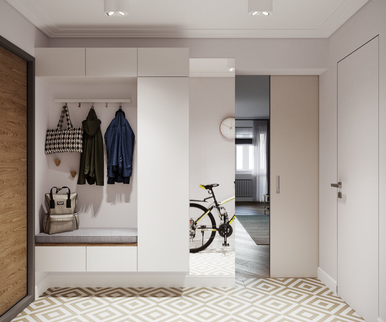 homify Corredores, halls e escadas modernos