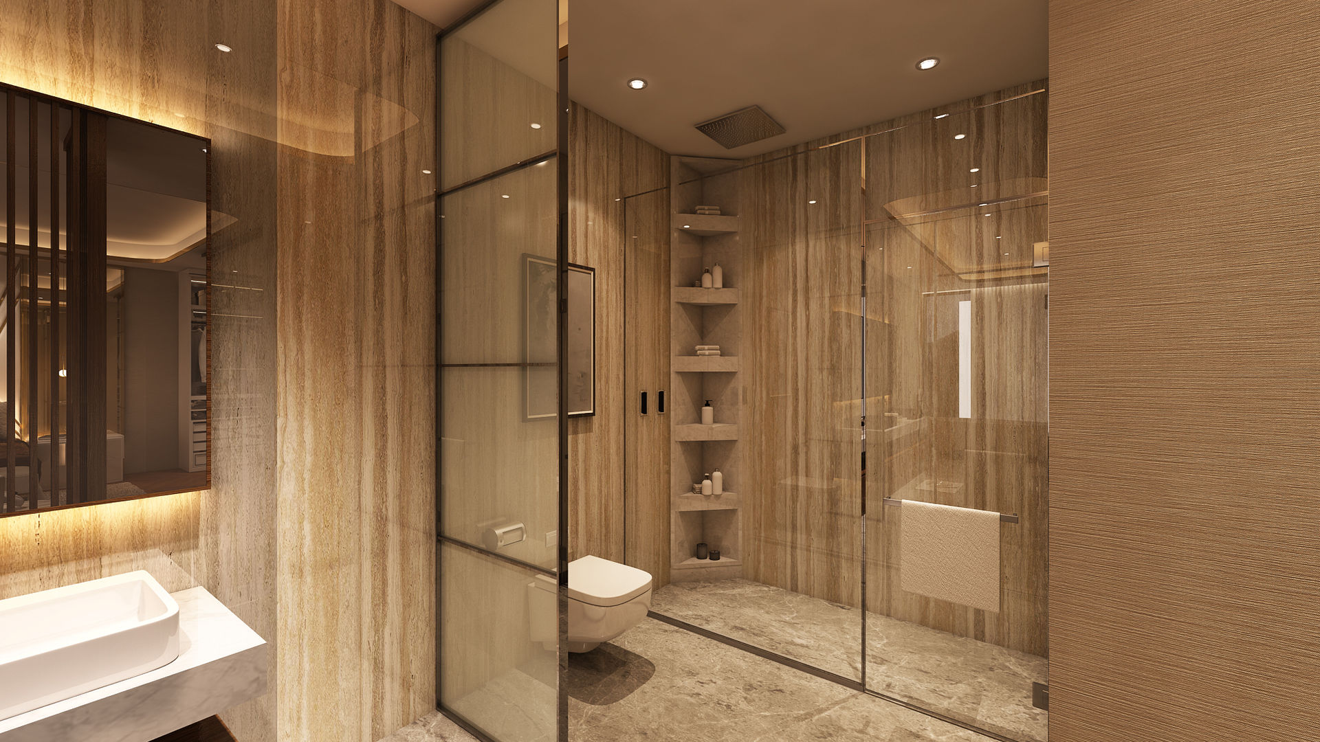 Suite Penthouse Geneva, Alpha Details Alpha Details 浴室