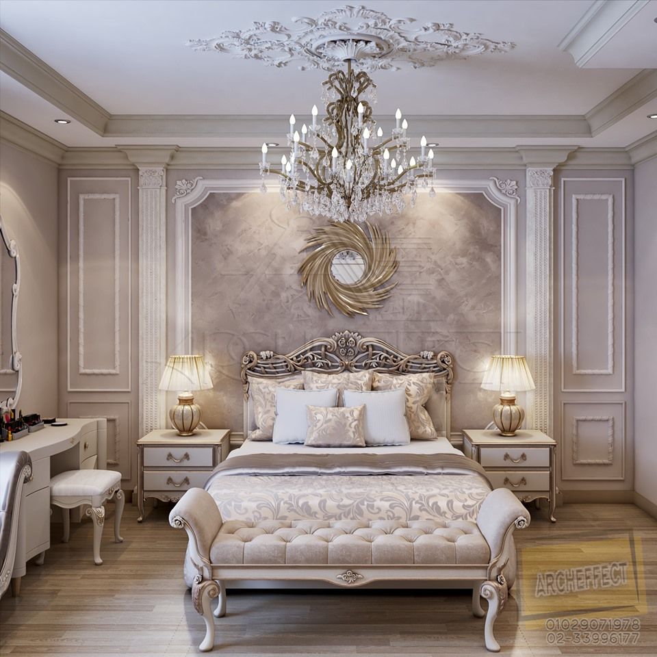 Residential apartment, Archeffect Archeffect Classic style bedroom