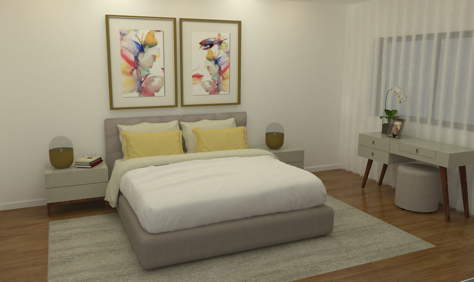 Região Centro: Apartamento arrojado, Casativa Interiores Casativa Interiores Kamar Tidur Modern