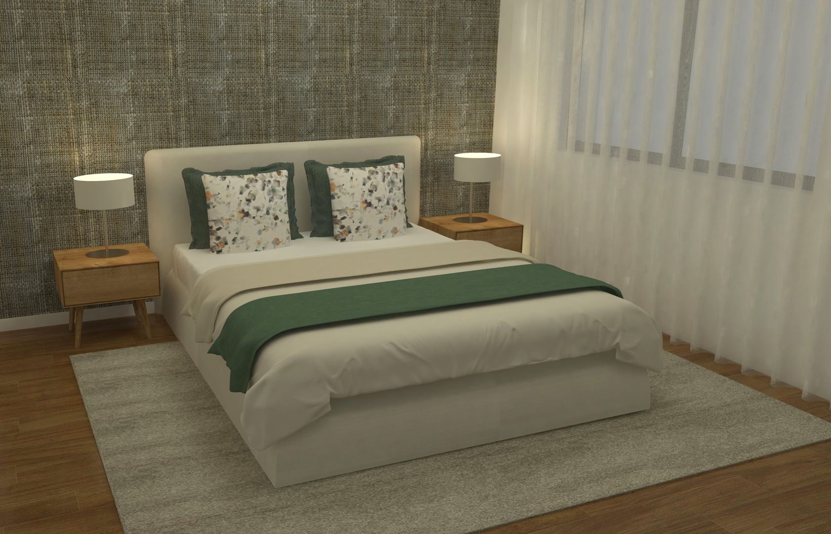 Região Centro: Apartamento arrojado, Casativa Interiores Casativa Interiores Modern style bedroom