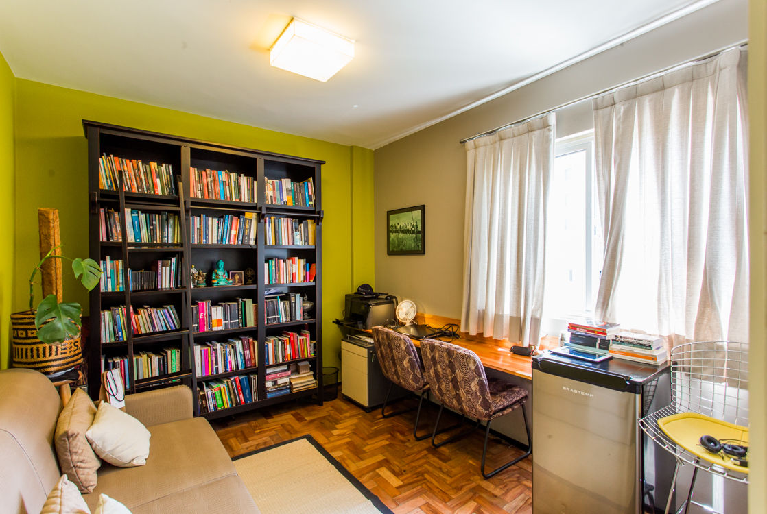 APARTAMENTO COM AMBIENTES INTEGRADOS, Mazorra Studio Mazorra Studio Małe sypialnie