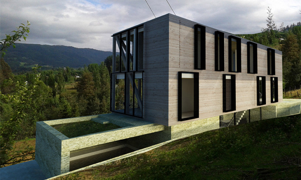 CASA VISTA VOLCAN, Vetas Sur Vetas Sur Wooden houses Wood Wood effect