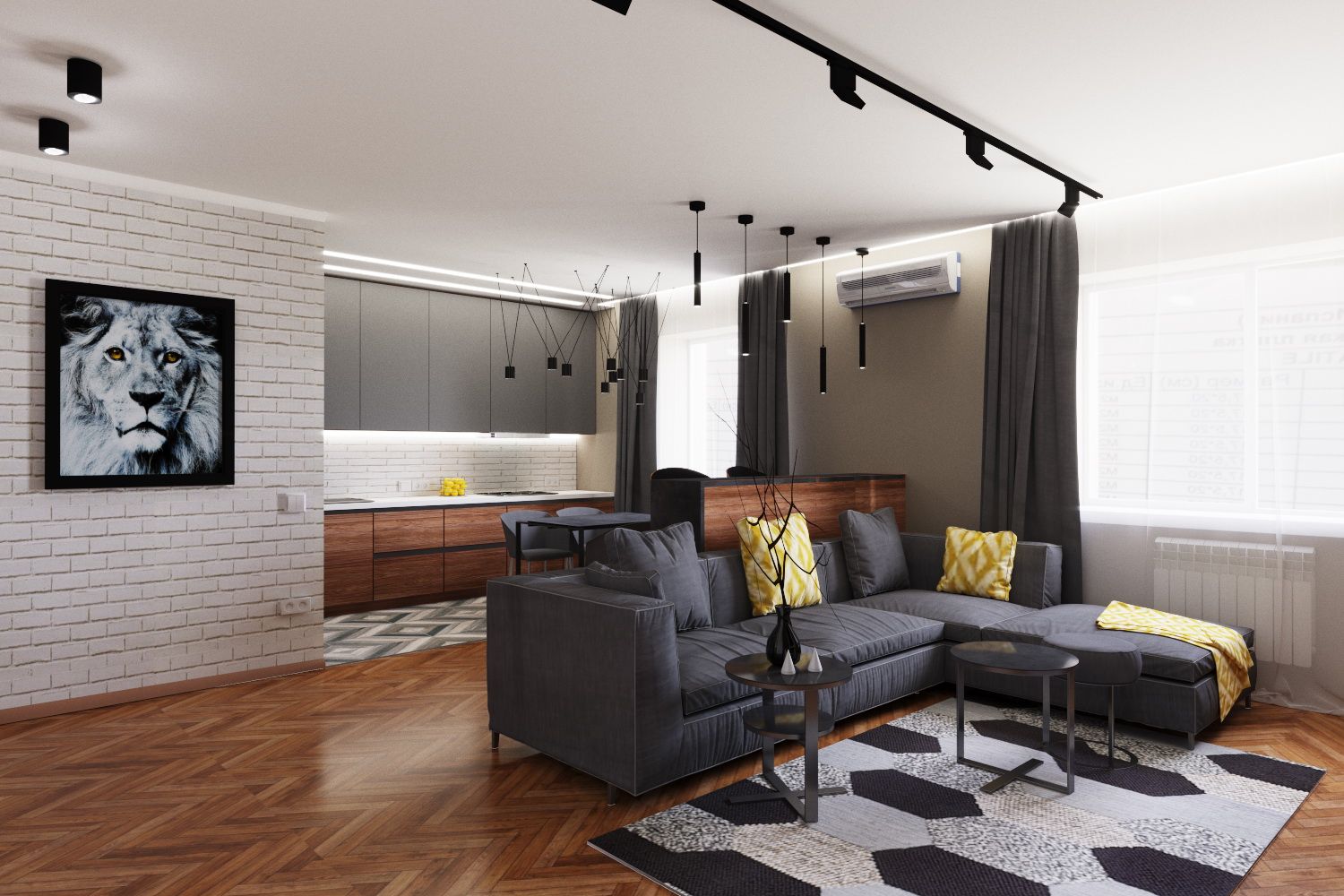 Квартира для холостяка, GruzdArt GruzdArt Living room