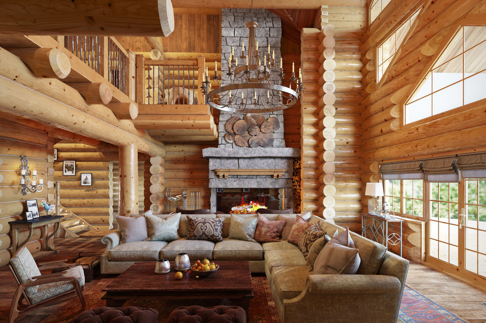 homify Rustic style living room