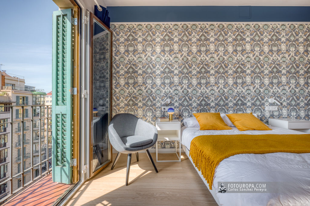 Eixample barcelonés en el interior de un apartamento turístico Carlos Sánchez Pereyra | Artitecture Photo | Fotógrafo Espacios comerciales Hoteles