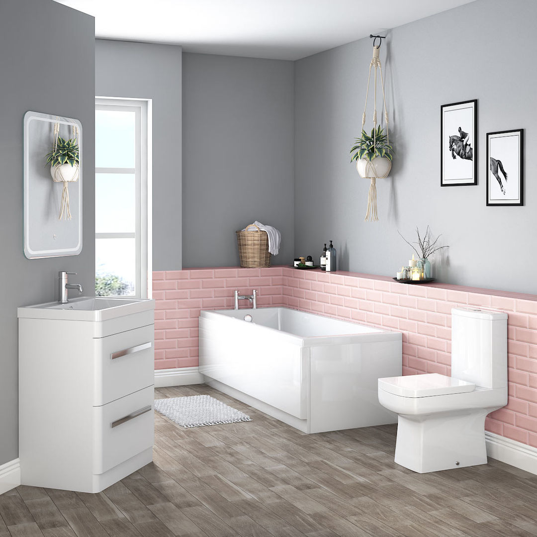 Boston Bathroom Suites homify Phòng tắm phong cách Bắc Âu gốm sứ Boston,Bathroom Suites,Scandinavian