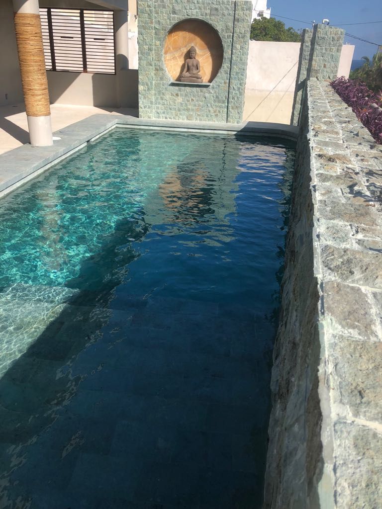 Casa Isla Mujeres , SUKABUMI STONE MÉXICO SUKABUMI STONE MÉXICO Swimming pond پتھر