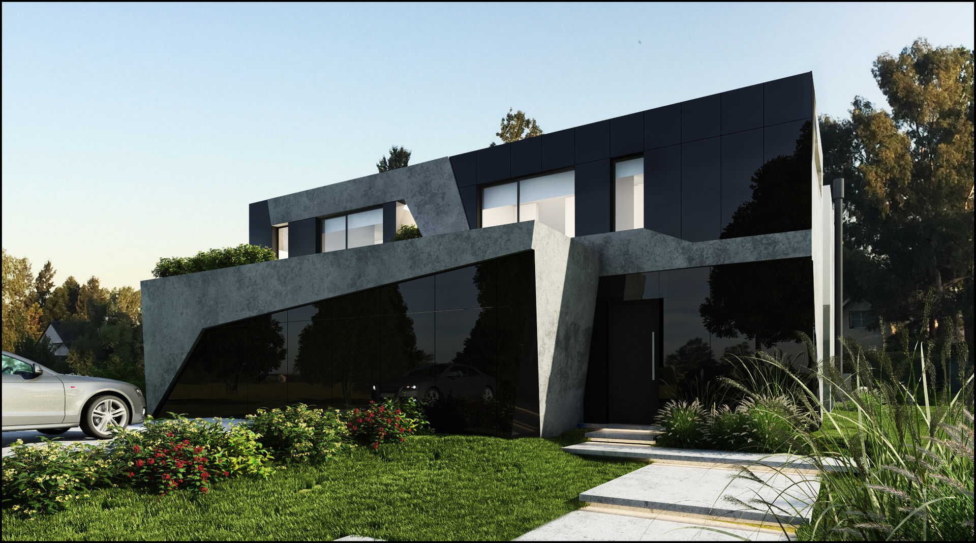 Casa Moderna Future House , Maximiliano Lago Arquitectura - Estudio Azteca Maximiliano Lago Arquitectura - Estudio Azteca モダンな 家