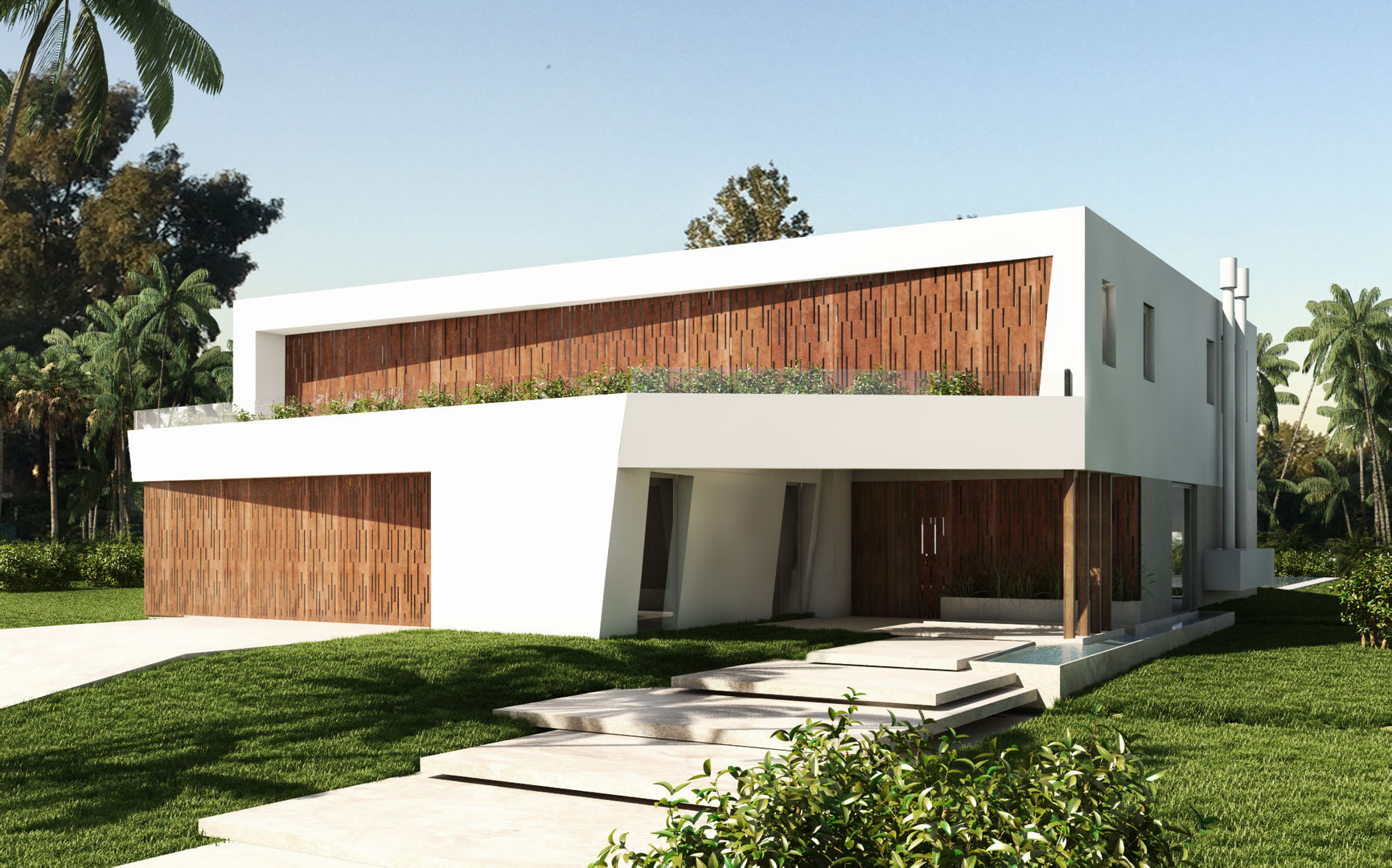 Casa Diagono Maximiliano Lago Arquitectura - Estudio Azteca Casas modernas