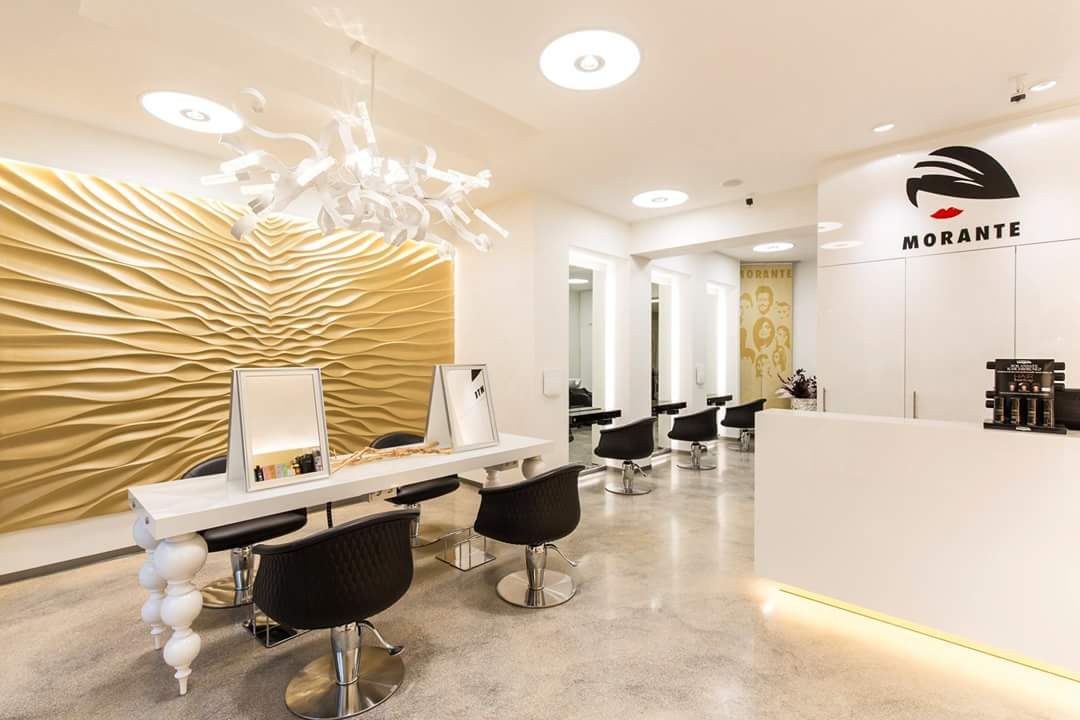 Lichtplanung für Ihre Geschäftsräume: Friseur Salon Morante in Essen, Moreno Licht mit Effekt - Lichtplaner Moreno Licht mit Effekt - Lichtplaner Espaços comerciais Metal Espaços comerciais