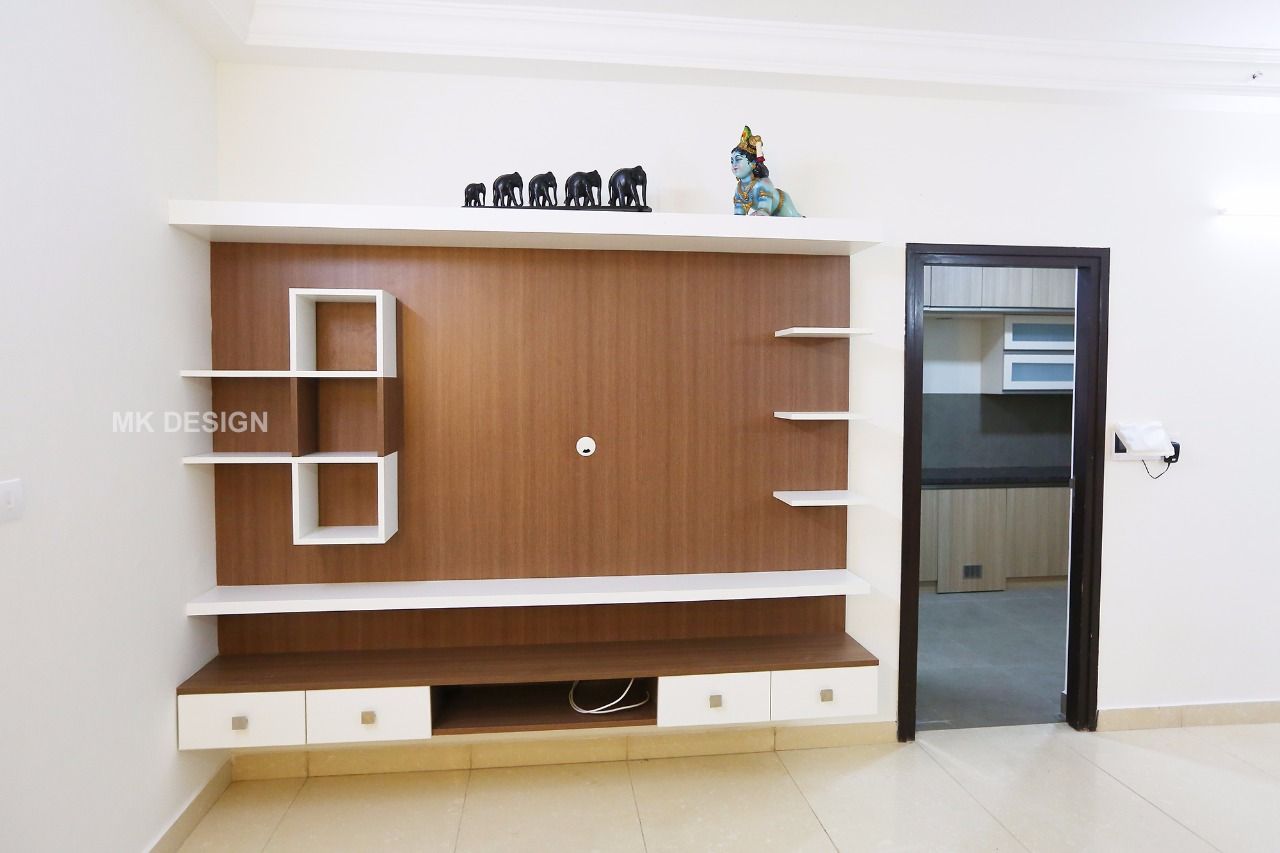 Living TV unit Interios by MK Design Modern living room