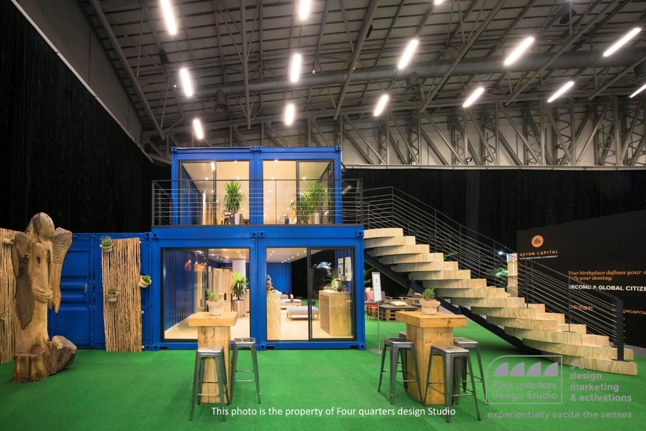 Four Quarters Design - Exhibition Stand , Container Rental and Sales (Pty) Ltd Container Rental and Sales (Pty) Ltd 商业空间 展覽中心