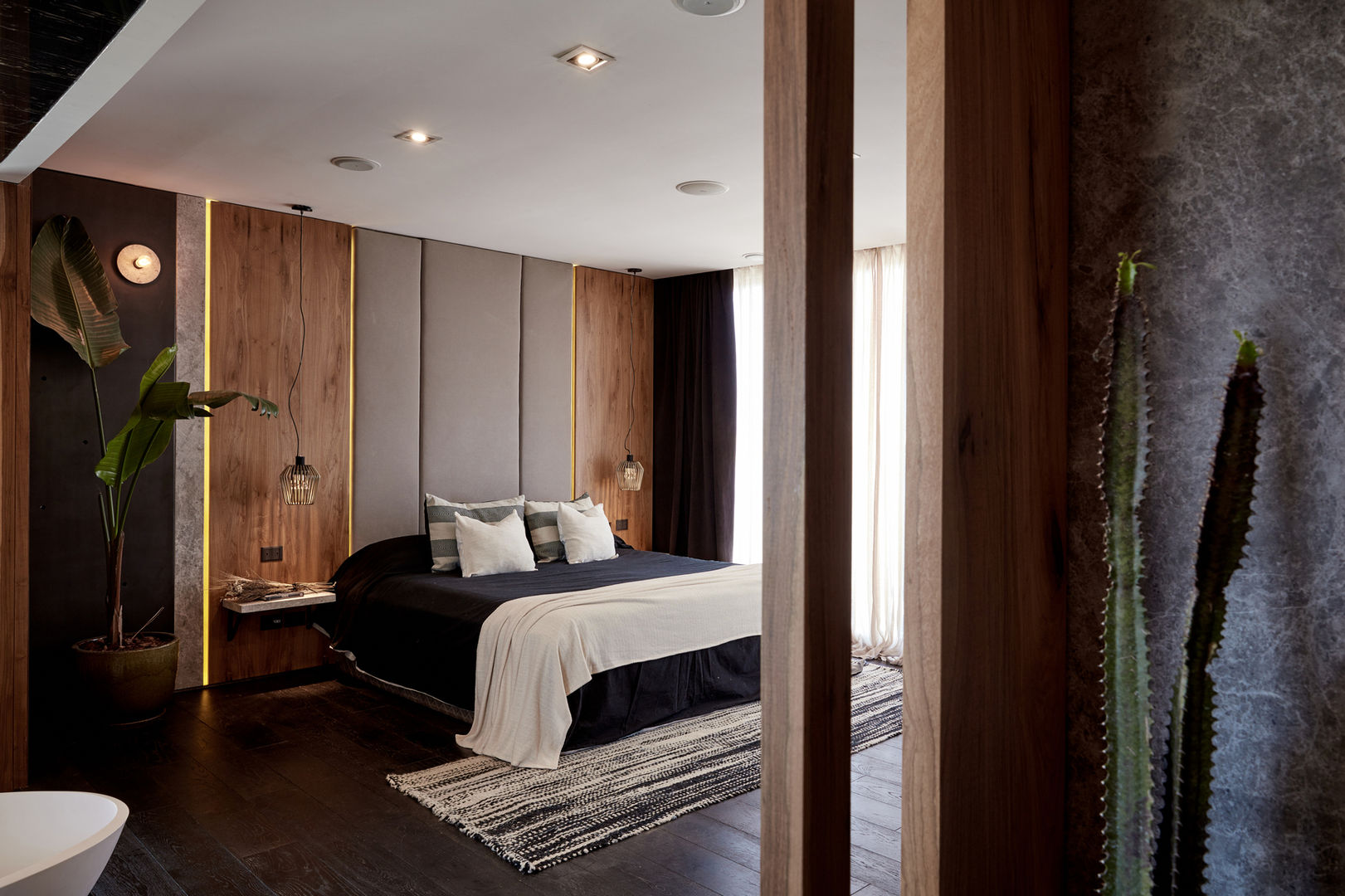 Casa El Canton, T + T arquitectos T + T arquitectos Minimalist bedroom