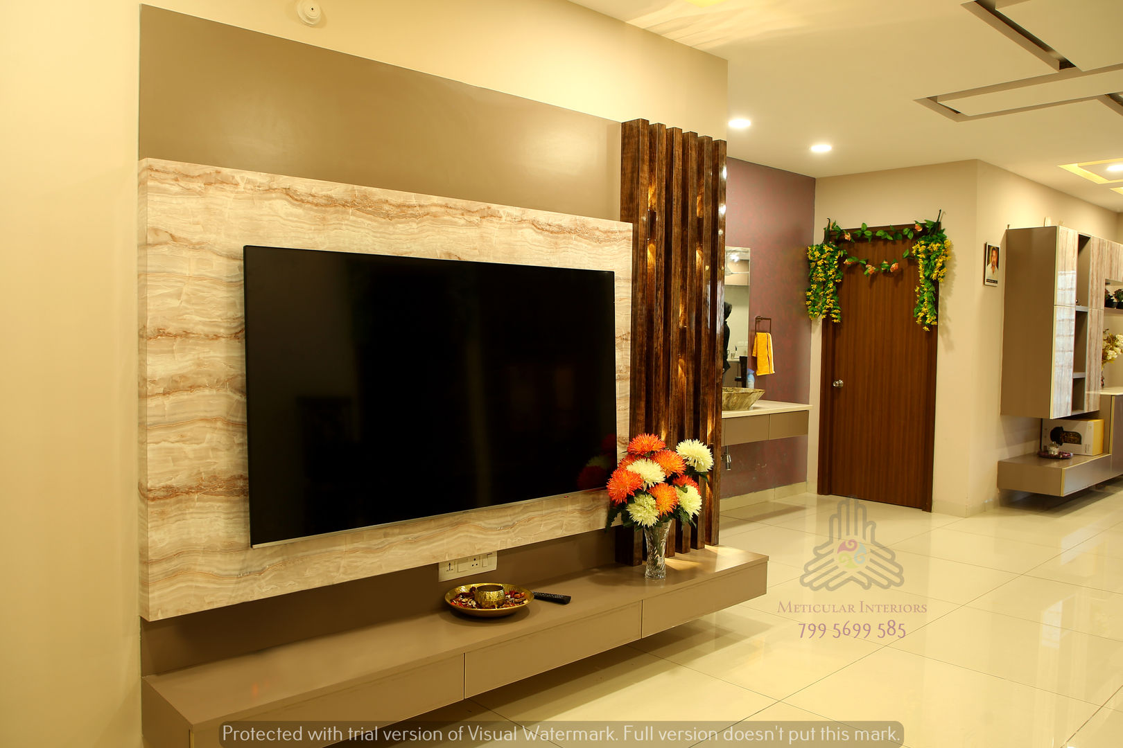 Aparna Cyberlife, Meticular Interiors LLP Meticular Interiors LLP Modern living room