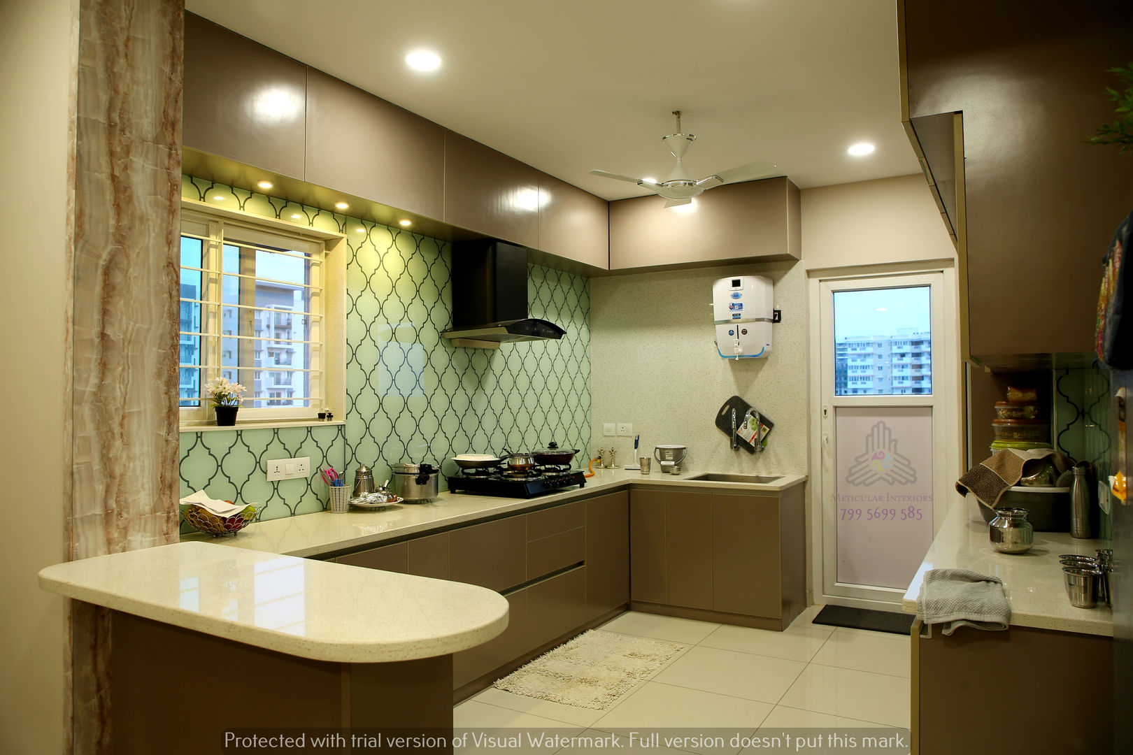 Aparna Cyberlife, Meticular Interiors LLP Meticular Interiors LLP Modern kitchen