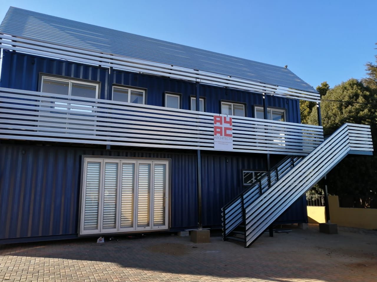 Pamodzi Diepkloof mixed use containers, A4AC Architects A4AC Architects منازل