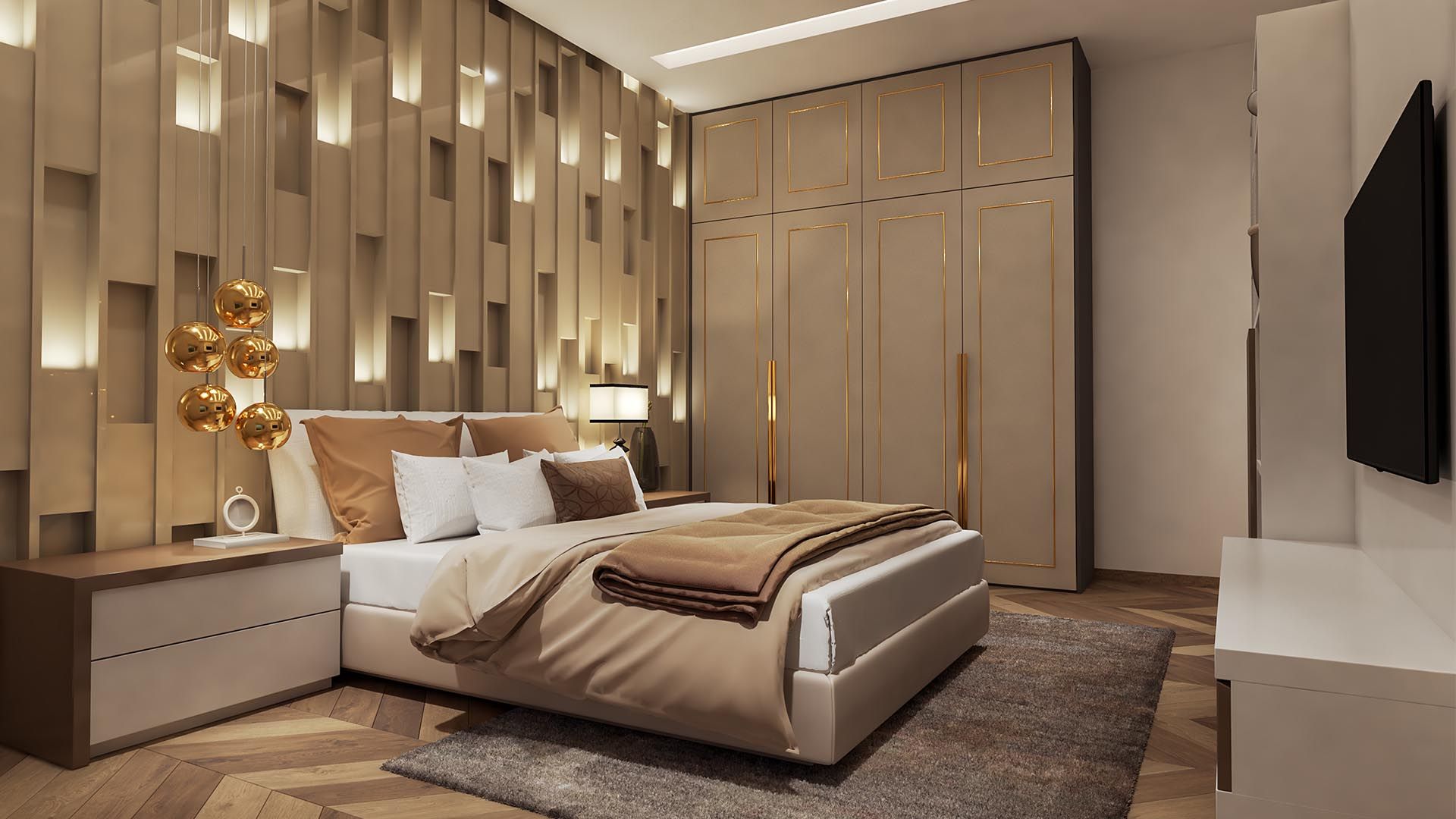 Interior designing Ideas, De Panache De Panache Modern Yatak Odası