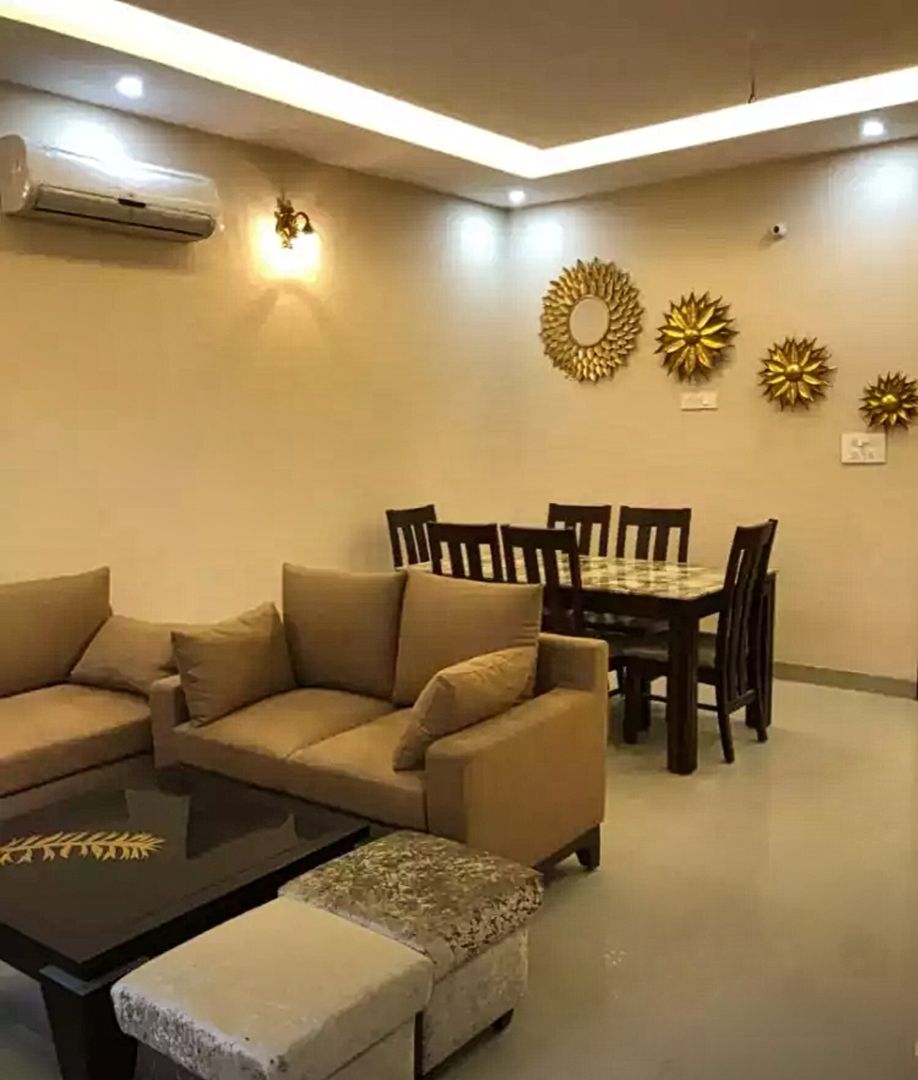 Mrs Priya | 2BHK | Full Furnished Home, Homagica Services Private Limited Homagica Services Private Limited Modern Oturma Odası Aksesuarlar & Dekorasyon